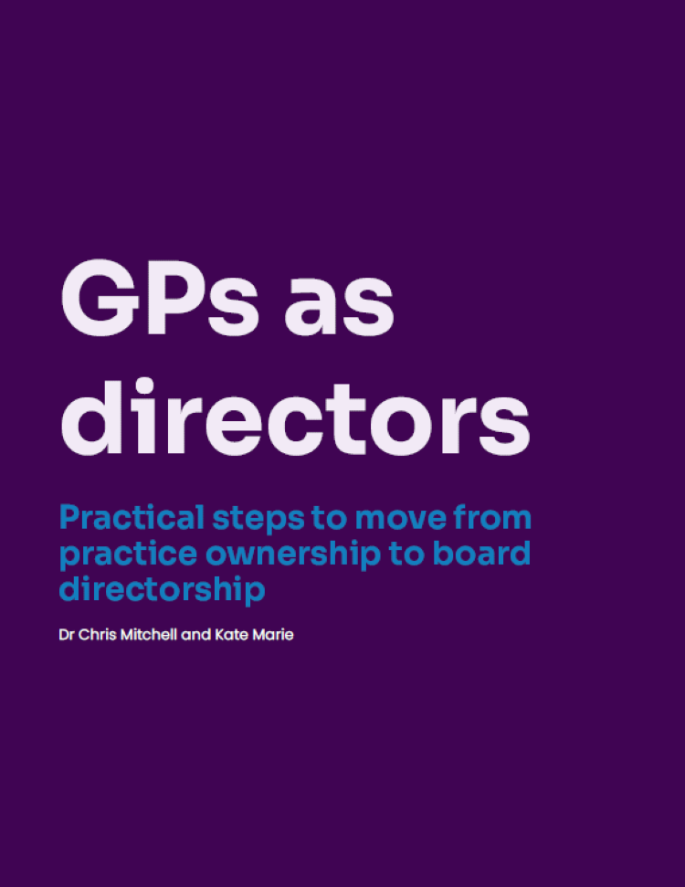 GPs as directors - book cover