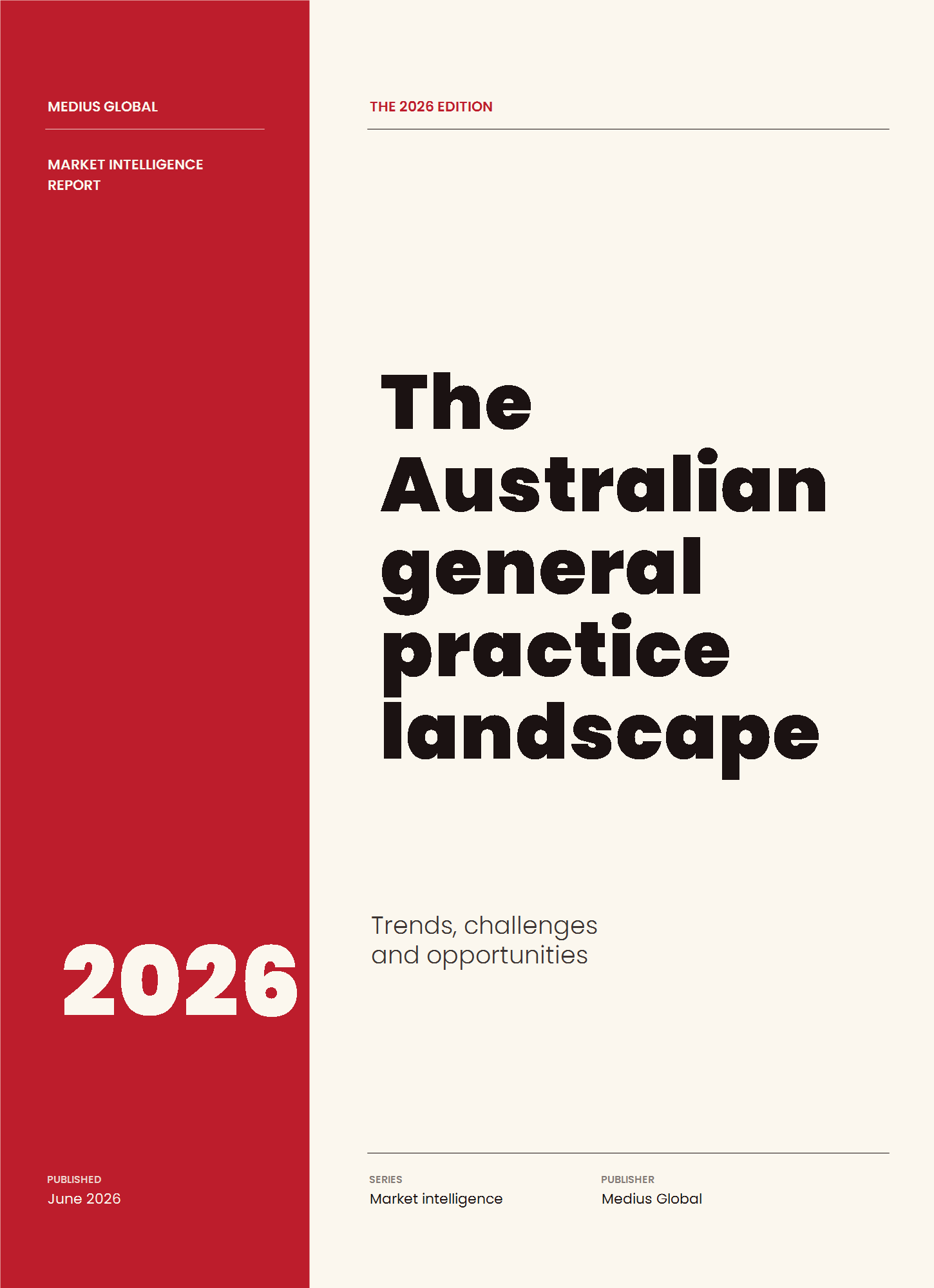 The Australian general practice landscape report - cover